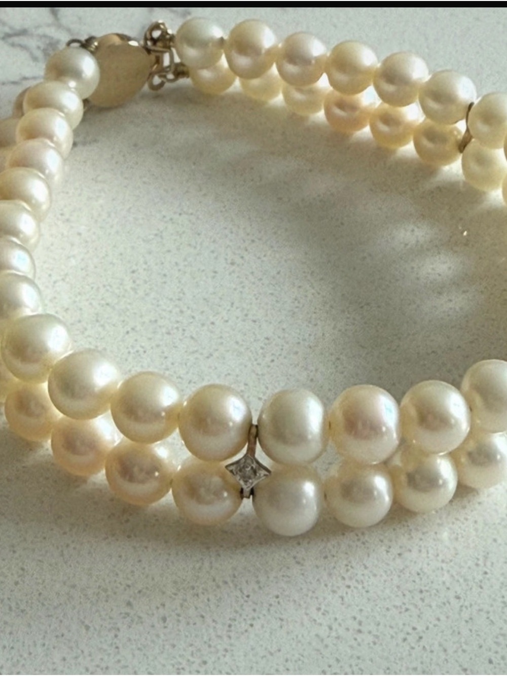 Double-Strand Cultures Pearl Bracelet✨